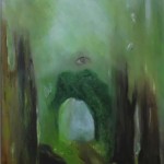 das Auge im Wald