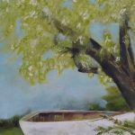 Boot unter Baum