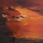 feurige Landschaft